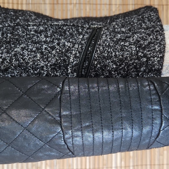 Tweed & Leather Motorcycle Jacket - Picture 6 of 10